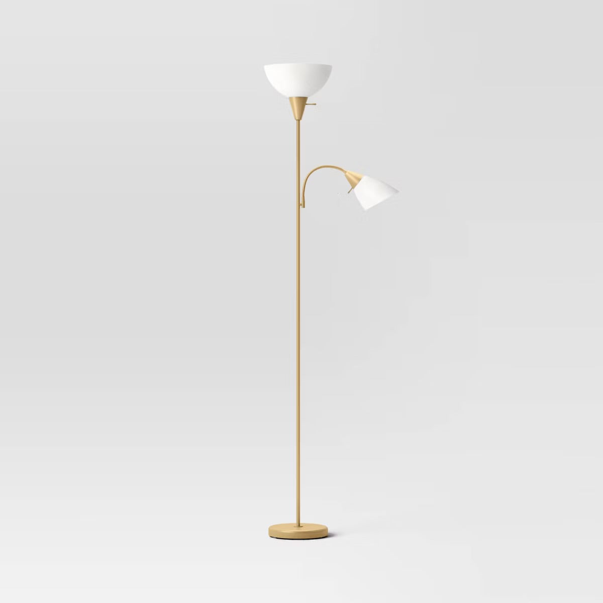Torchiere Floor Lamp Gold - Room Essentials