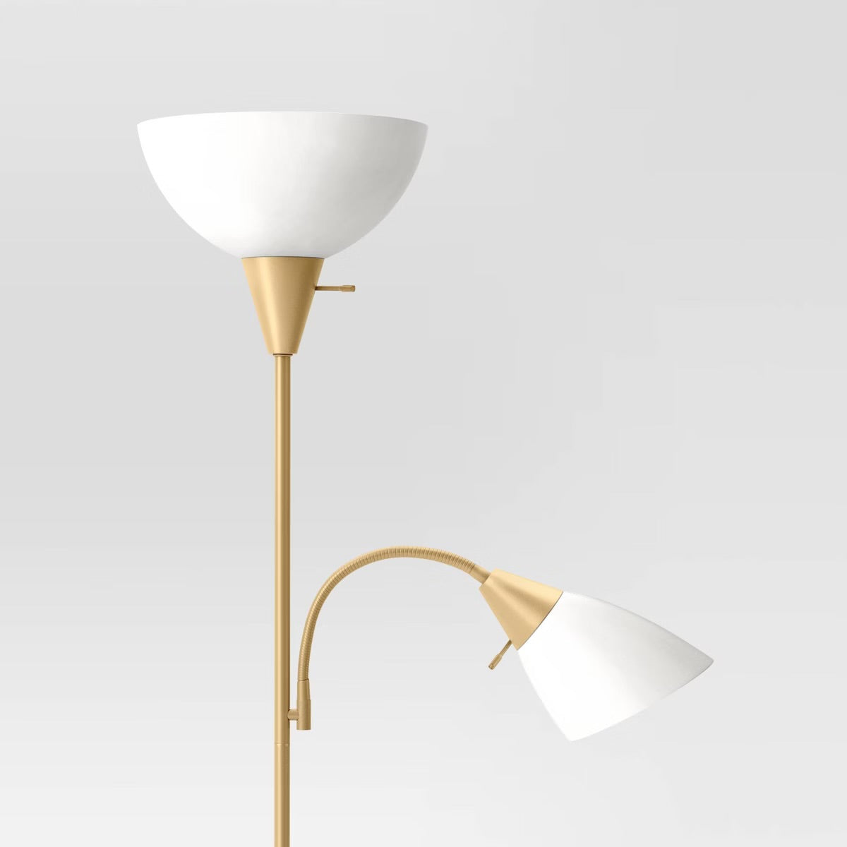 Torchiere Floor Lamp Gold - Room Essentials