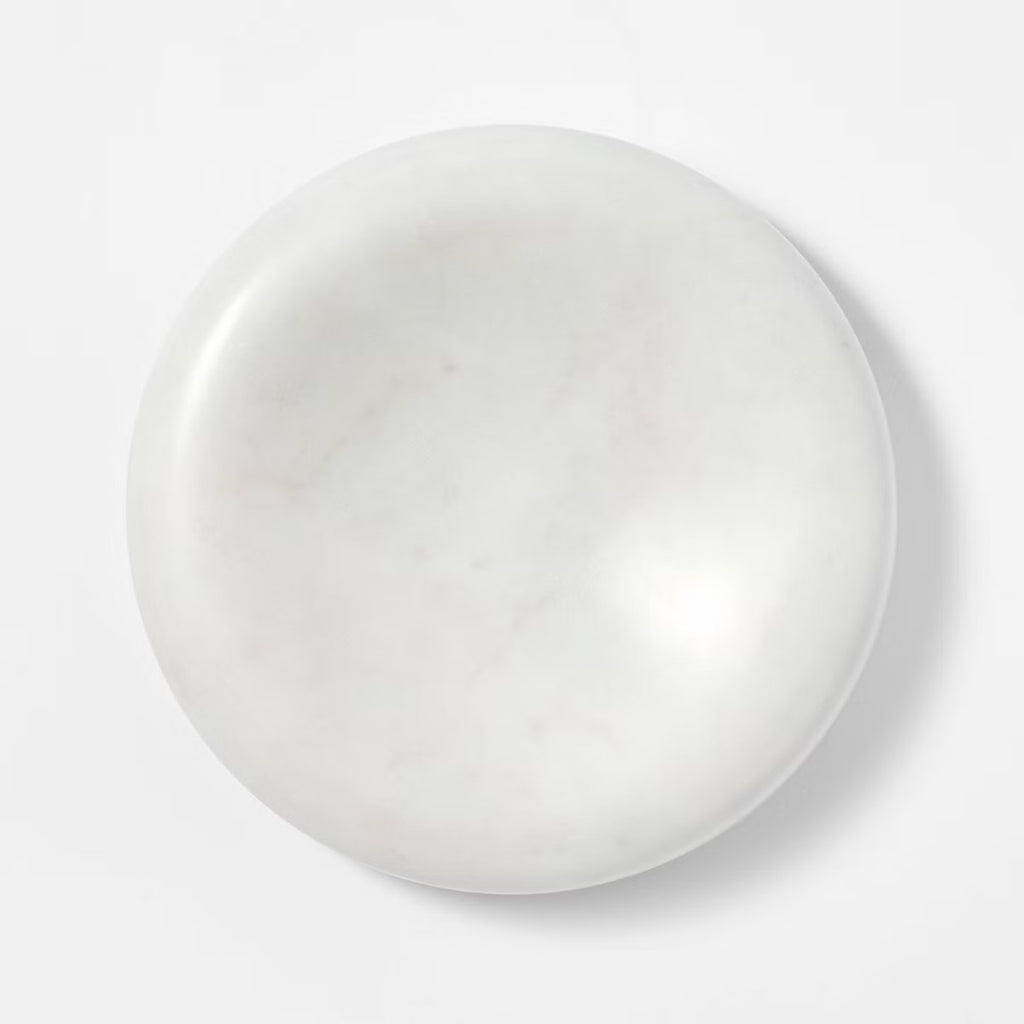 Marble Dish White