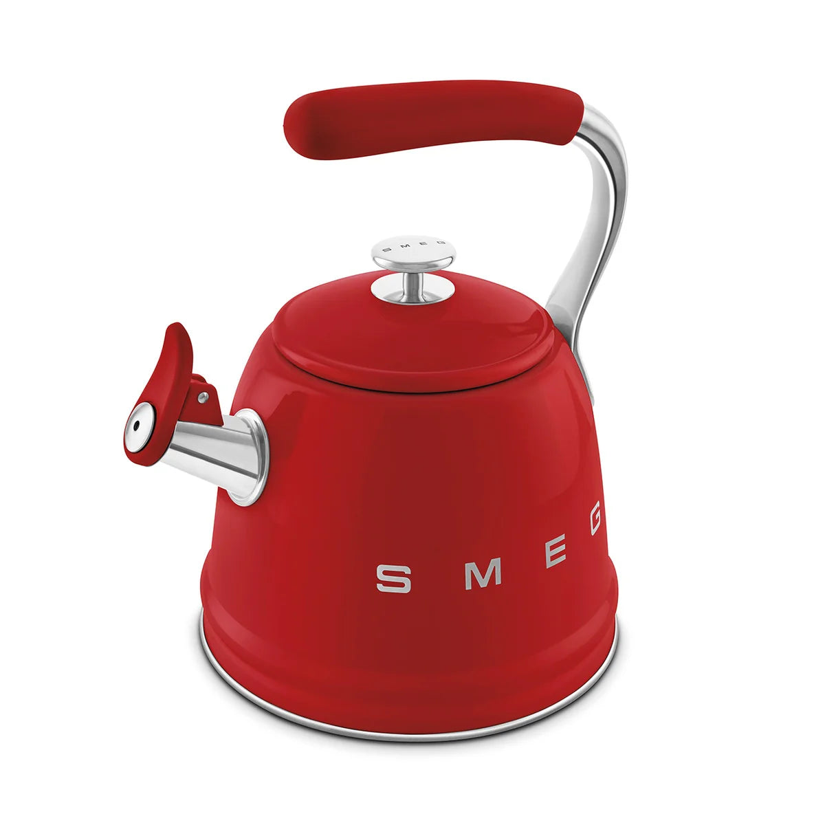 Smeg 2.3 L Stovetop Kettle, Red
