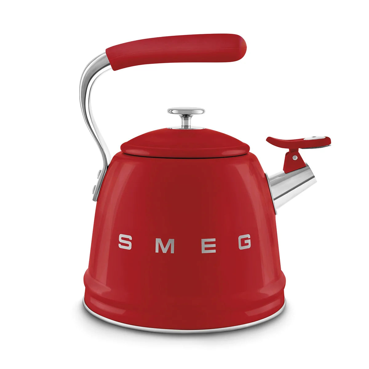 Smeg 2.3 L Stovetop Kettle, Red
