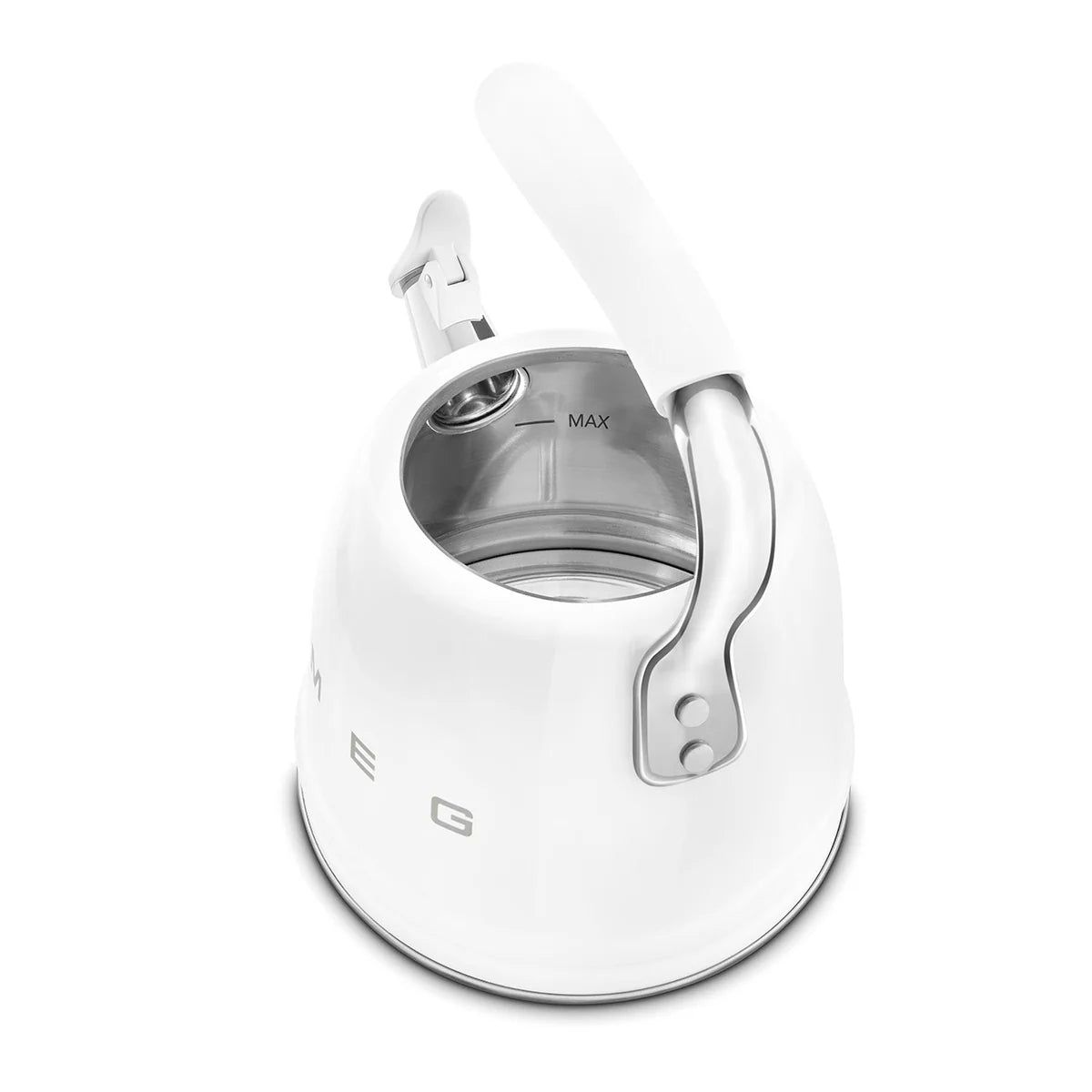 Smeg Stovetop Kettle with 2.3 L Capacity, White