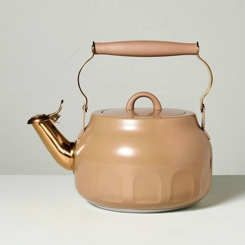 Teapot with Copper Accents Tan - Hearth & Hand with Magnolia
