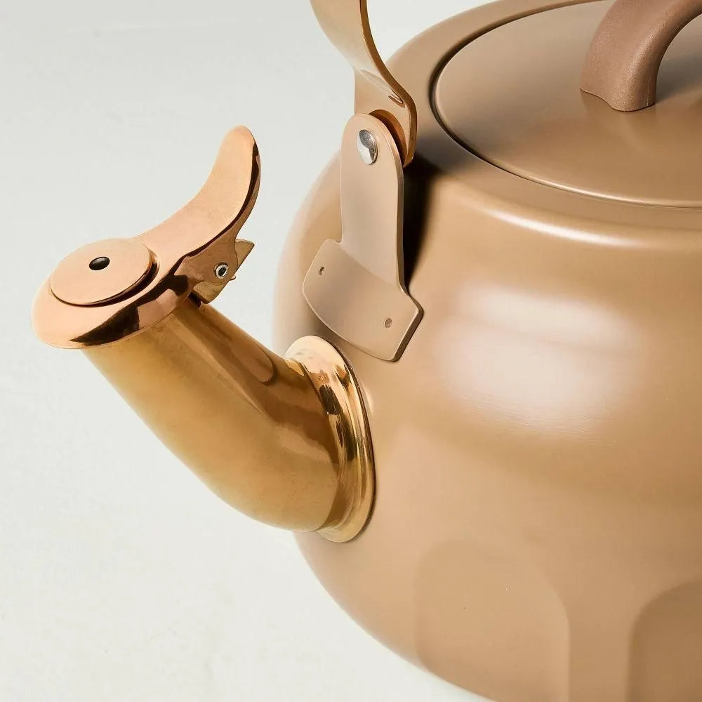 Teapot with Copper Accents Tan - Hearth & Hand with Magnolia