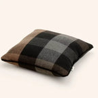 20"x20" Plaid Square Toss Pillow Brown/Black - Woolrich