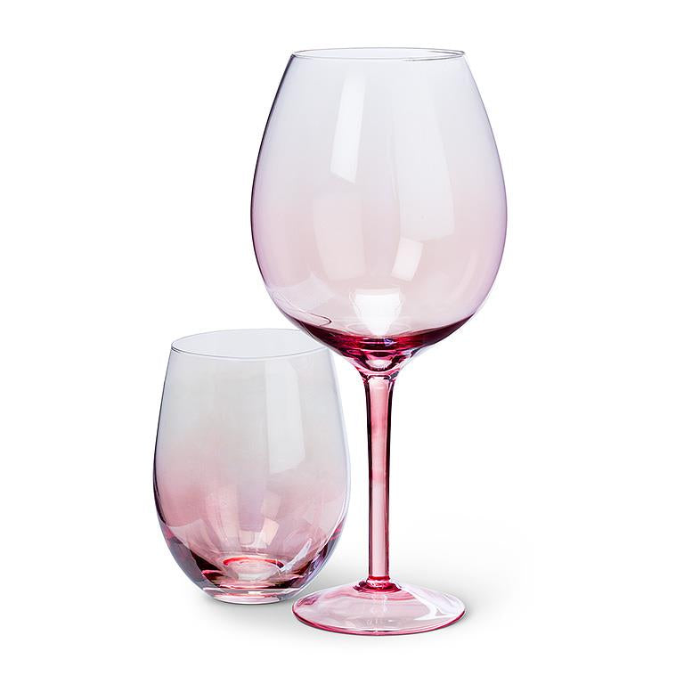 Extra Large Iridescent Wine Glass
