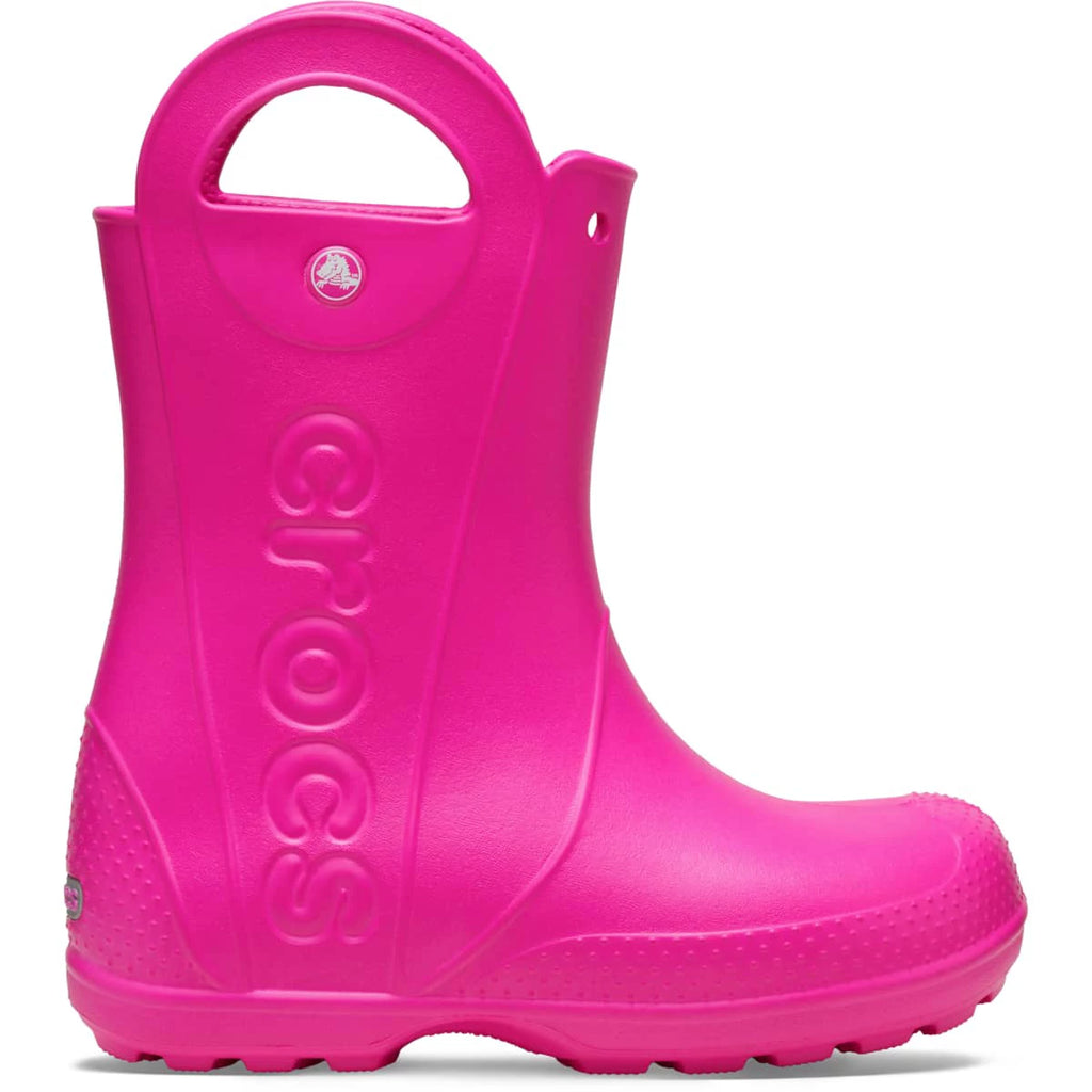 Crocs Toddler Handle It Rain Boots, Pink Crush, C10