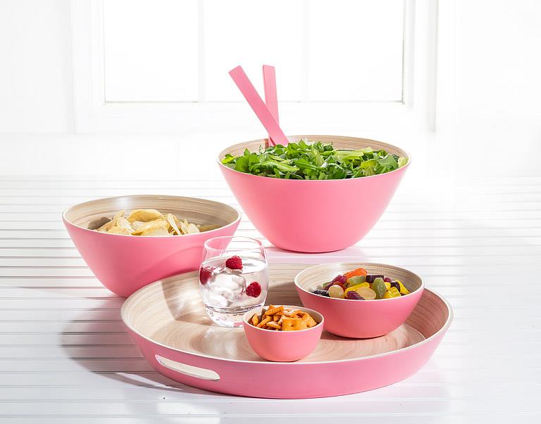 Salad Servers - Pink