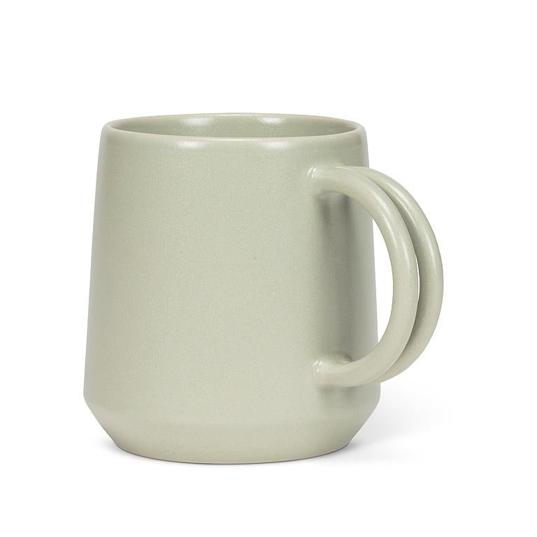 Double Handle Mug - Sage