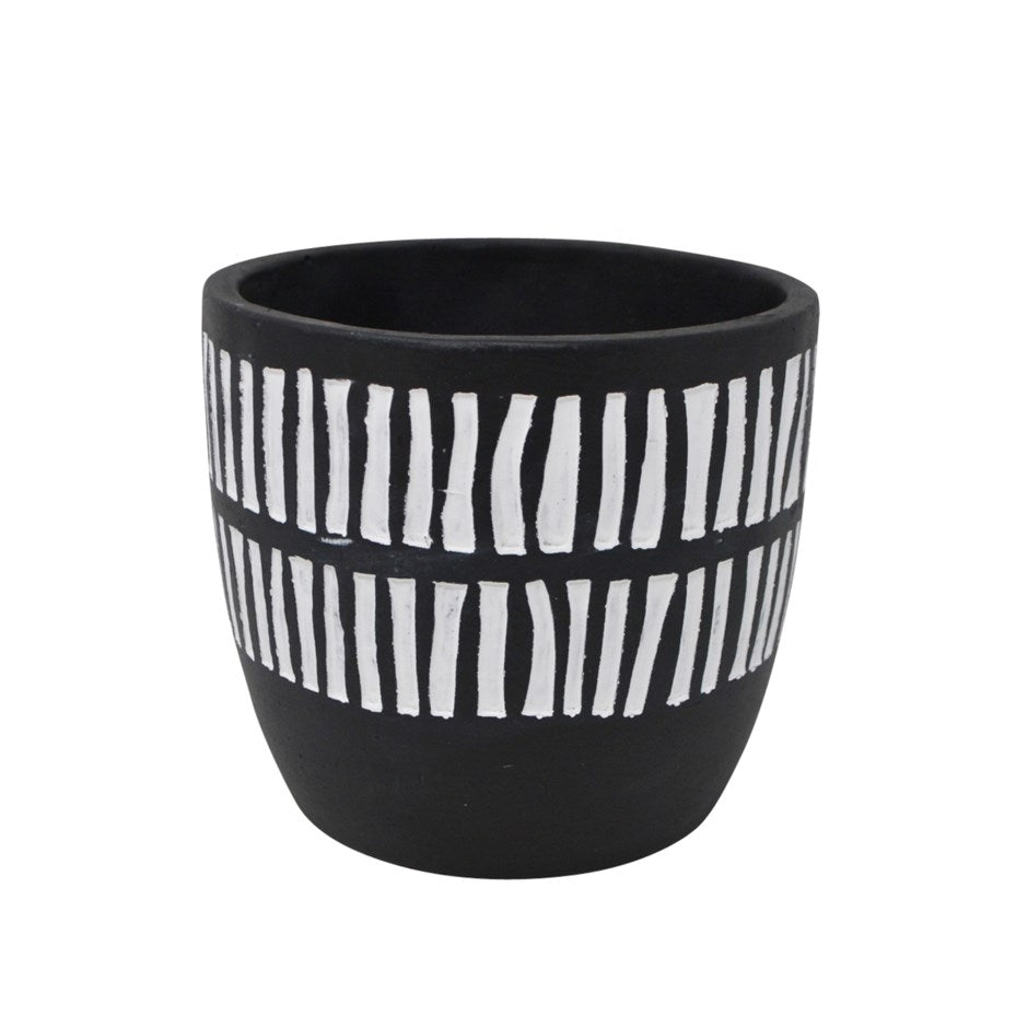 VASE BLACK/WHITE