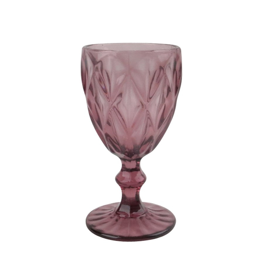 WINE GLASS PINK DIAMOND