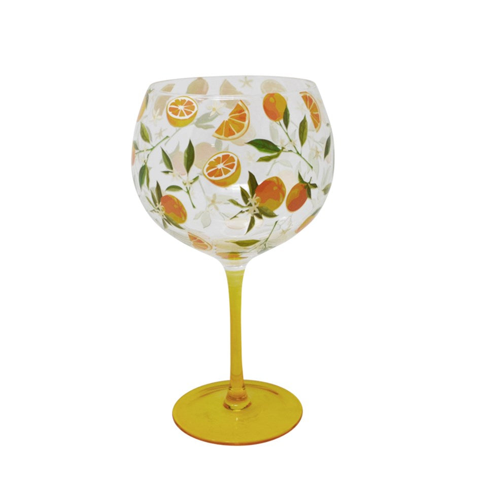 STANDED GLASS ORANGE 23 OZ