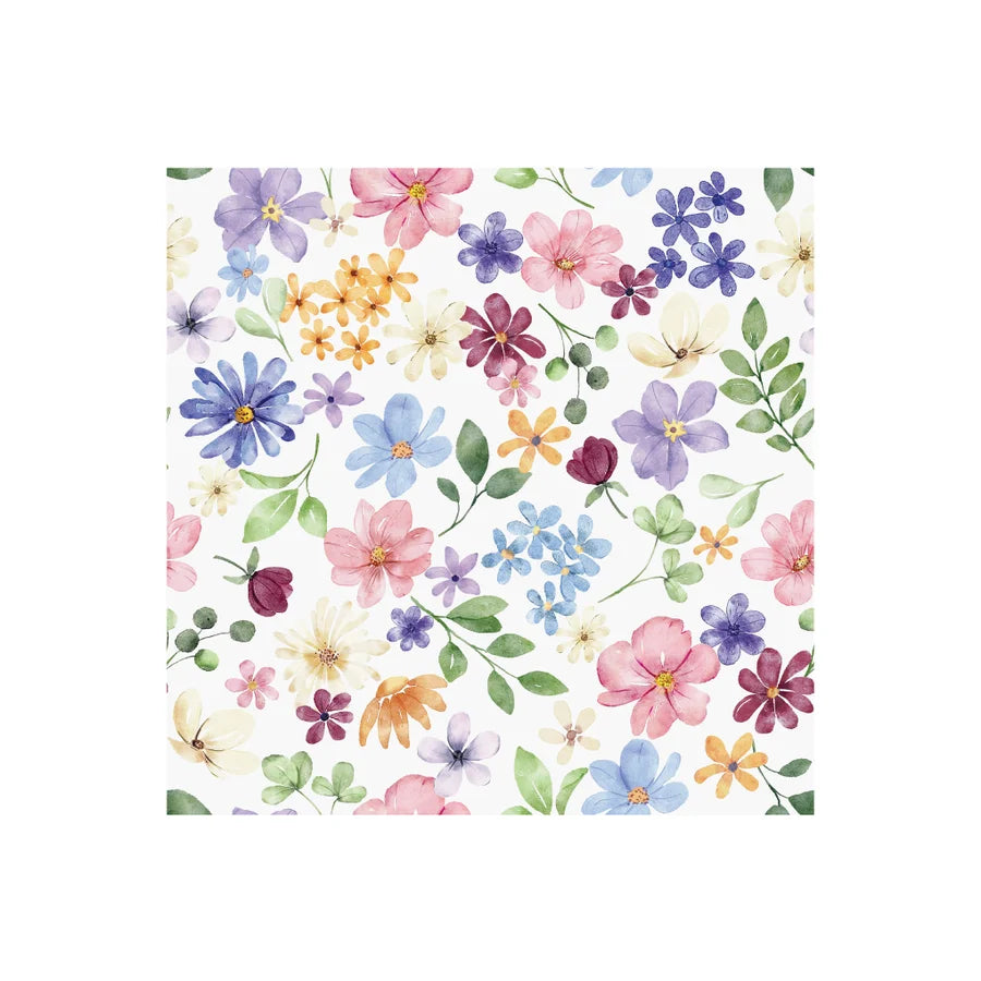 Spring Blossom Printed Lunch Napkin 20Pk Multi