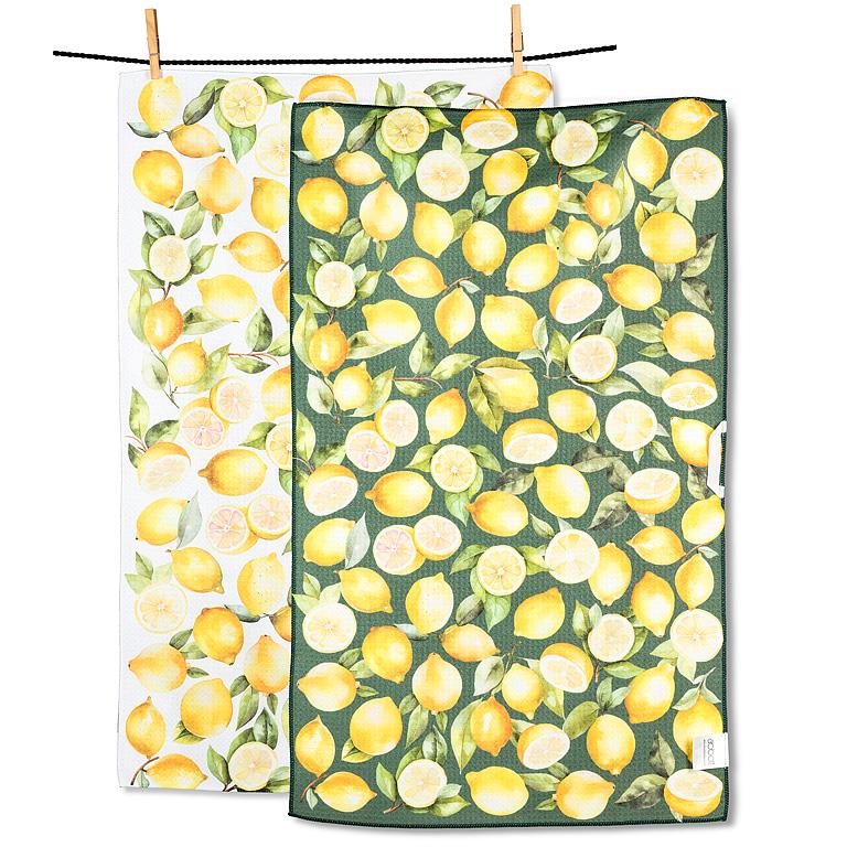 Lemons Double Sided Kitchen Towel
