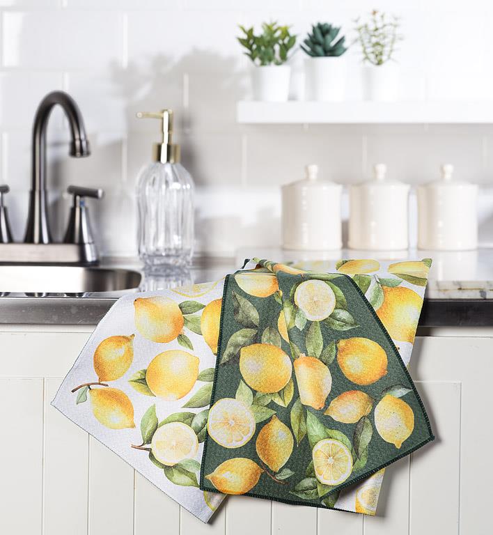 Lemons Double Sided Kitchen Towel