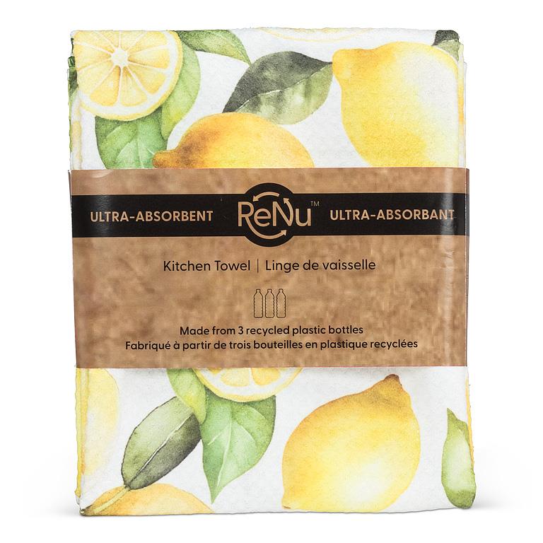 Lemons Double Sided Kitchen Towel