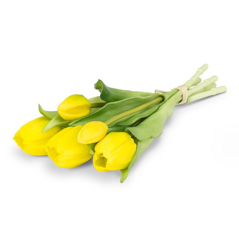 Lifelike 5 Stem Tulip Bunch