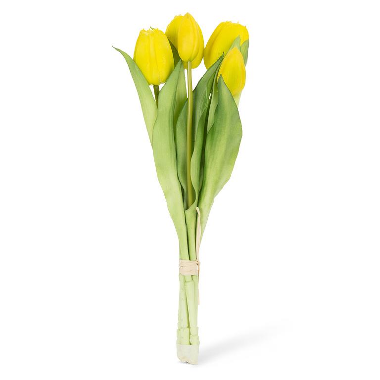 Lifelike 5 Stem Tulip Bunch