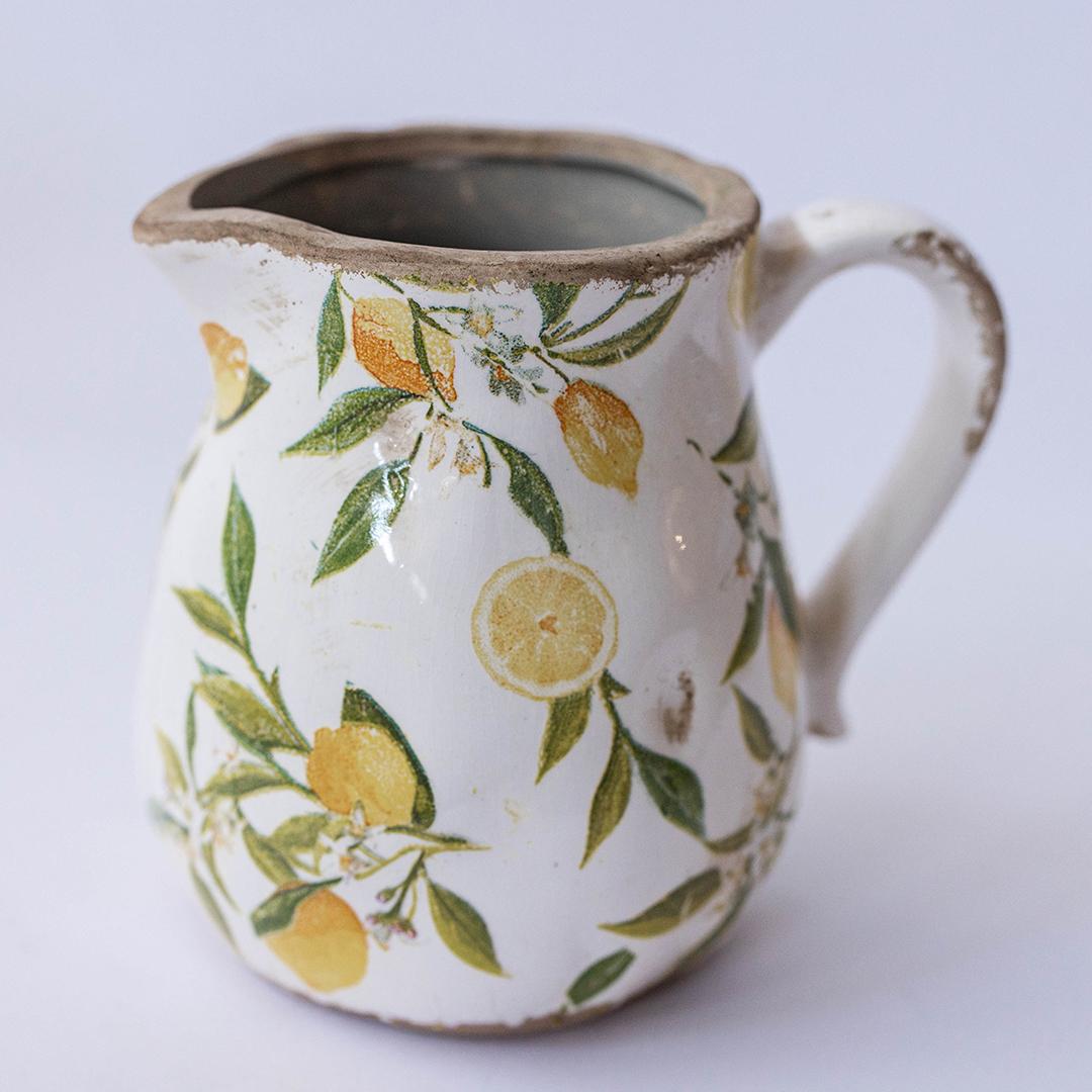 Ceramic Lemon Pitcher