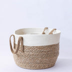 Two-Tone Baskets, Set of 3