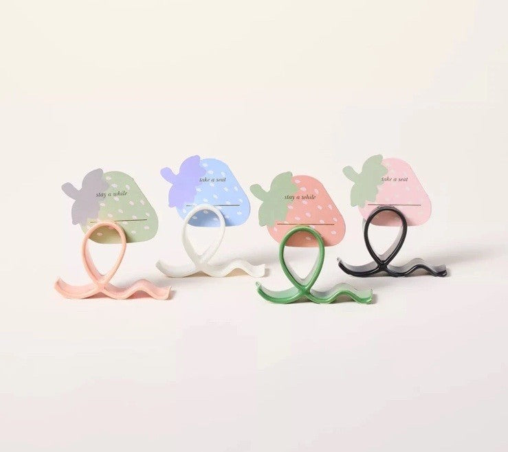 Kate Spade - 4pc Place Cards and Holders