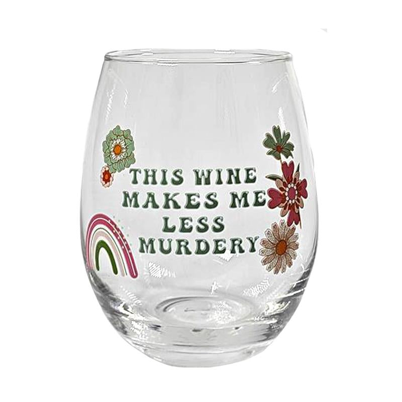 18 OZ MENOPAUSE STEMLESS WINE