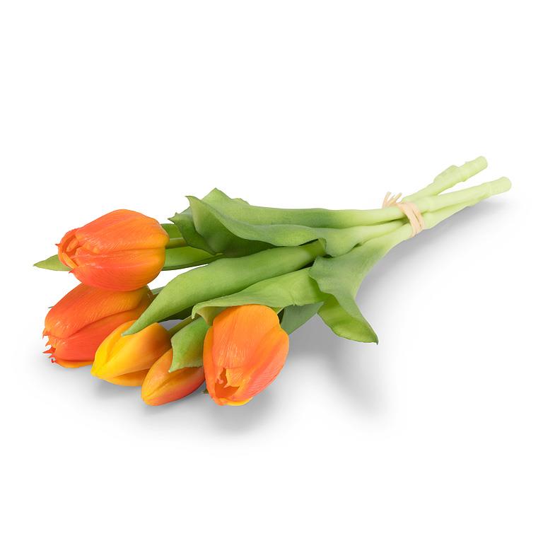 Lifelike 5 Stem Tulip Bunch