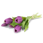Lifelike 5 Stem Tulip Bunch
