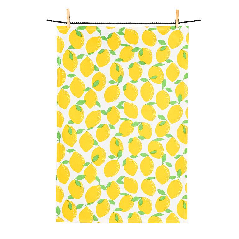 Lemons Dishcloth & Kitchen Towel Set