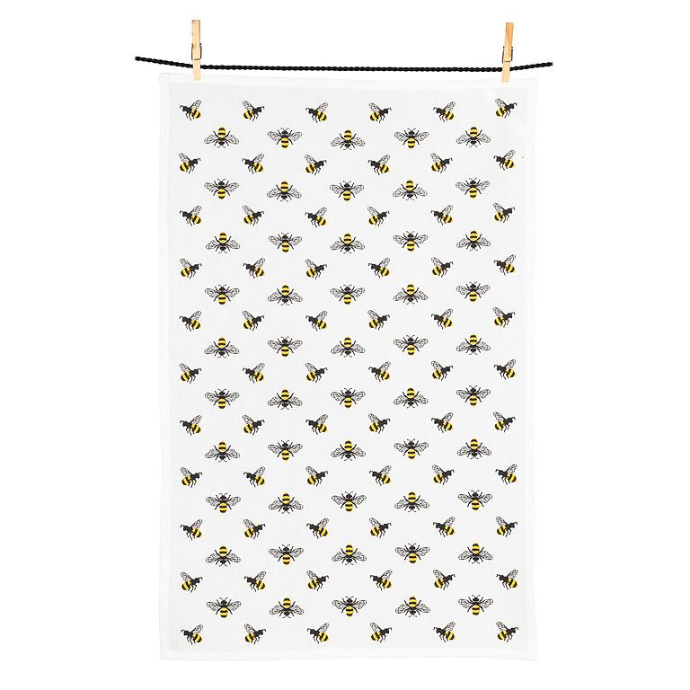 Bees Dishcloth & Kitchen Towel Set