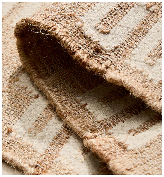 8 x 10 Chelsea Handwoven Rug - 80% Jute / 20% Wool