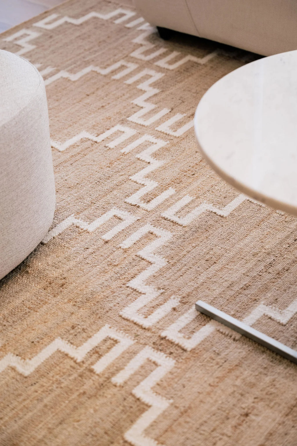 8 x 10 Chelsea Handwoven Rug - 80% Jute / 20% Wool