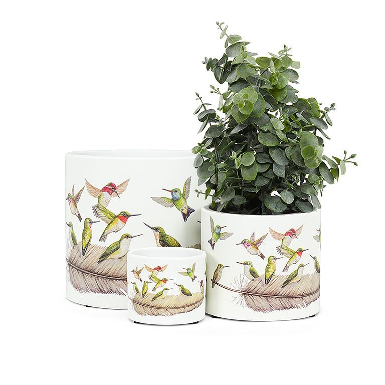 Large Hummingbirds Planter
