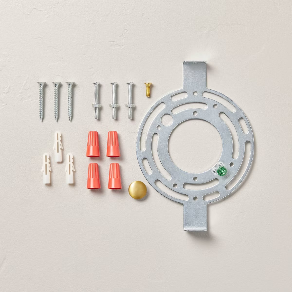 Pleated Shade Wall Sconce Brass/Oatmeal - Hearth & Hand™ with Magnolia