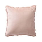 20" Bubble Faux Fur Square Indoor Throw Pillow Blush