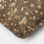 18"x18" Square Floral Printed Throw Pillow Gray/Neutral -Threshold