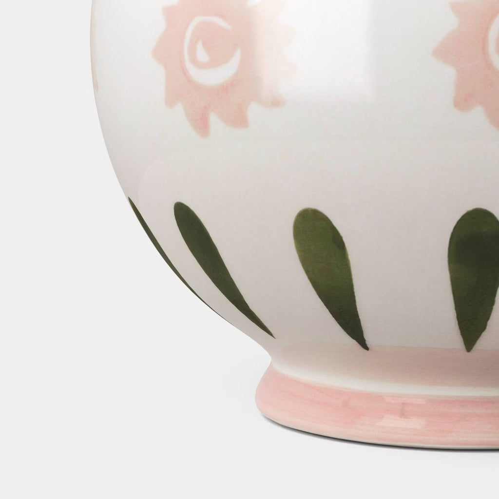 8" Painted Ceramic Jug Vase - Threshold