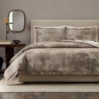 * Full/Queen Jeremiah Brent Home 3pc 'Walk in the Woods' Cotton Duvet Set Brown