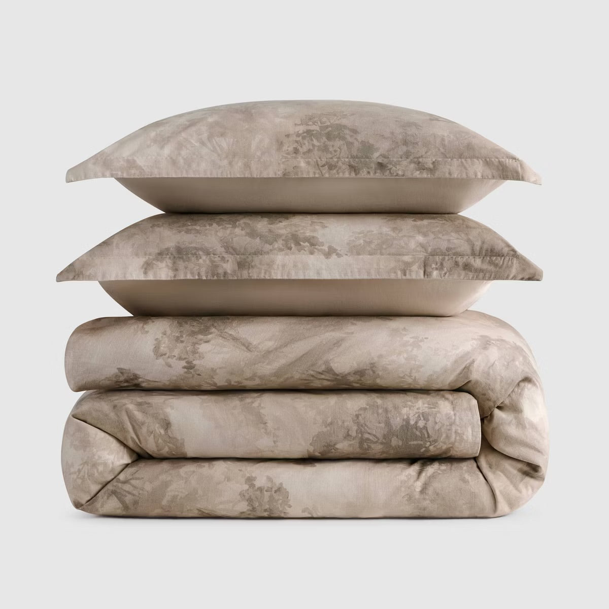 * Full/Queen Jeremiah Brent Home 3pc 'Walk in the Woods' Cotton Duvet Set Brown