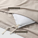 * Full/Queen Jeremiah Brent Home 3pc 'Walk in the Woods' Cotton Duvet Set Brown
