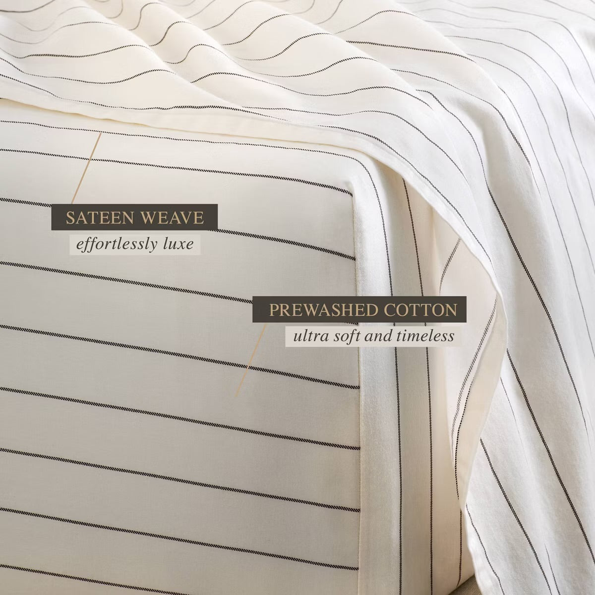 King Jeremiah Brent Home Cotton Sateen Sheet Set Chalk Raisin Striped