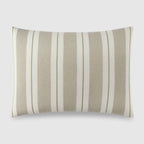 Full/Queen Jeremiah Brent Home 3pcTextured Stripe Cotton Comforter Set Green