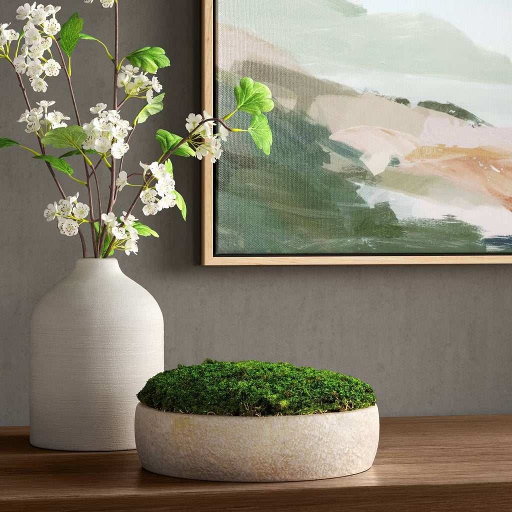 Modern Textured Ceramic Bud Vase White - Threshold
