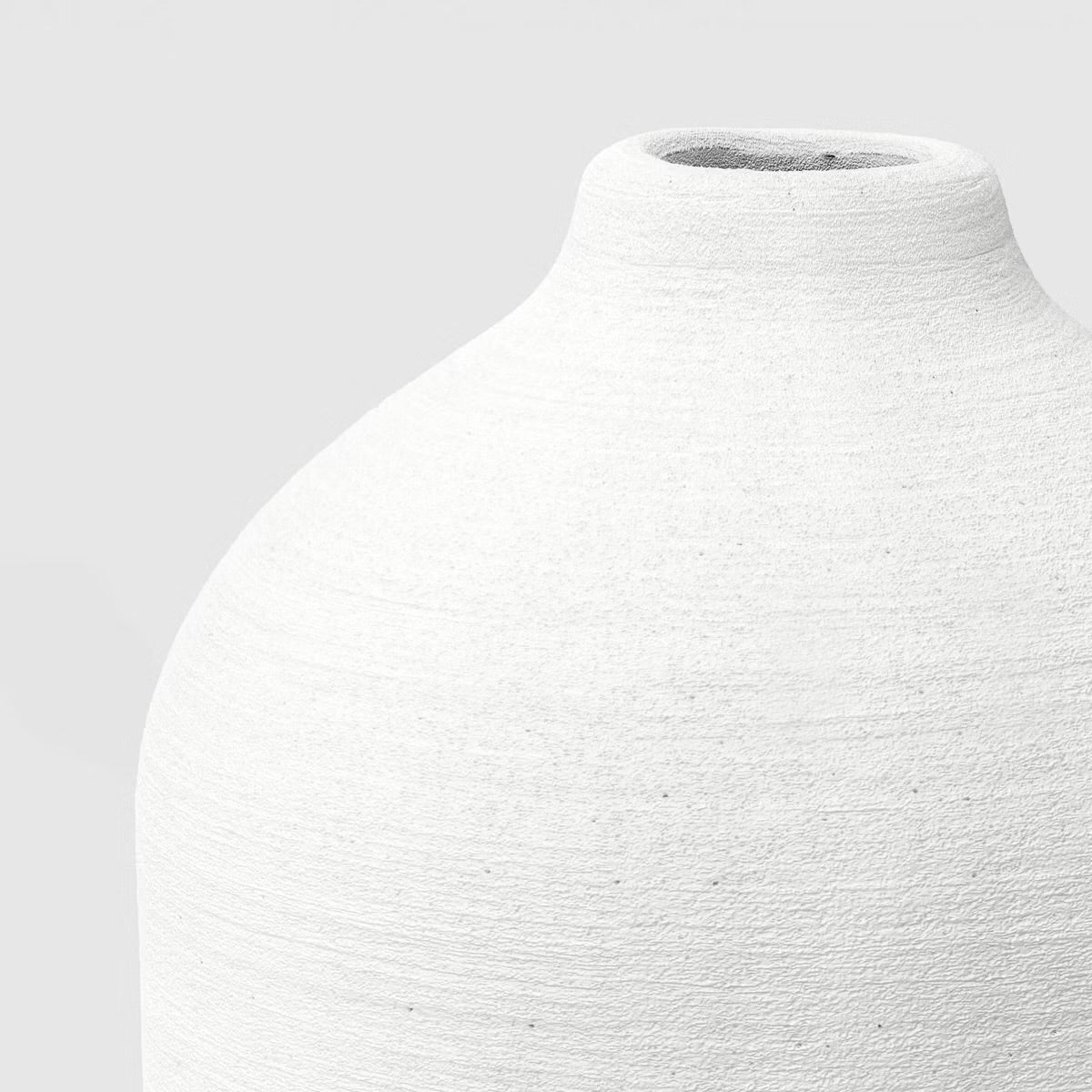 Modern Textured Ceramic Bud Vase White - Threshold