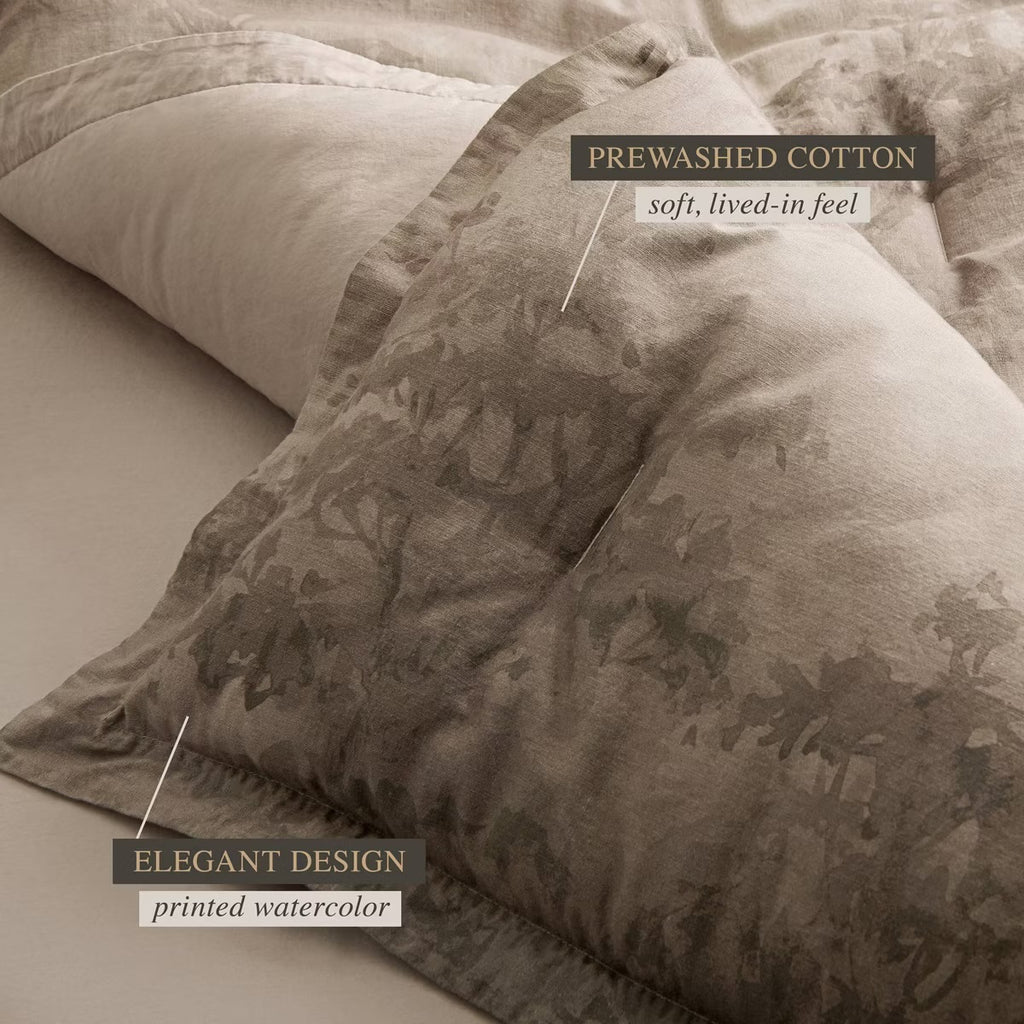 Full/Queen Jeremiah Brent Home 3pc 'Walk in the Woods' Cotton Comforter Set