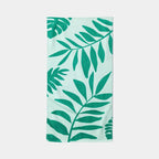 30"x60" Palm Leaf Beach Towel Teal - Sun Squad