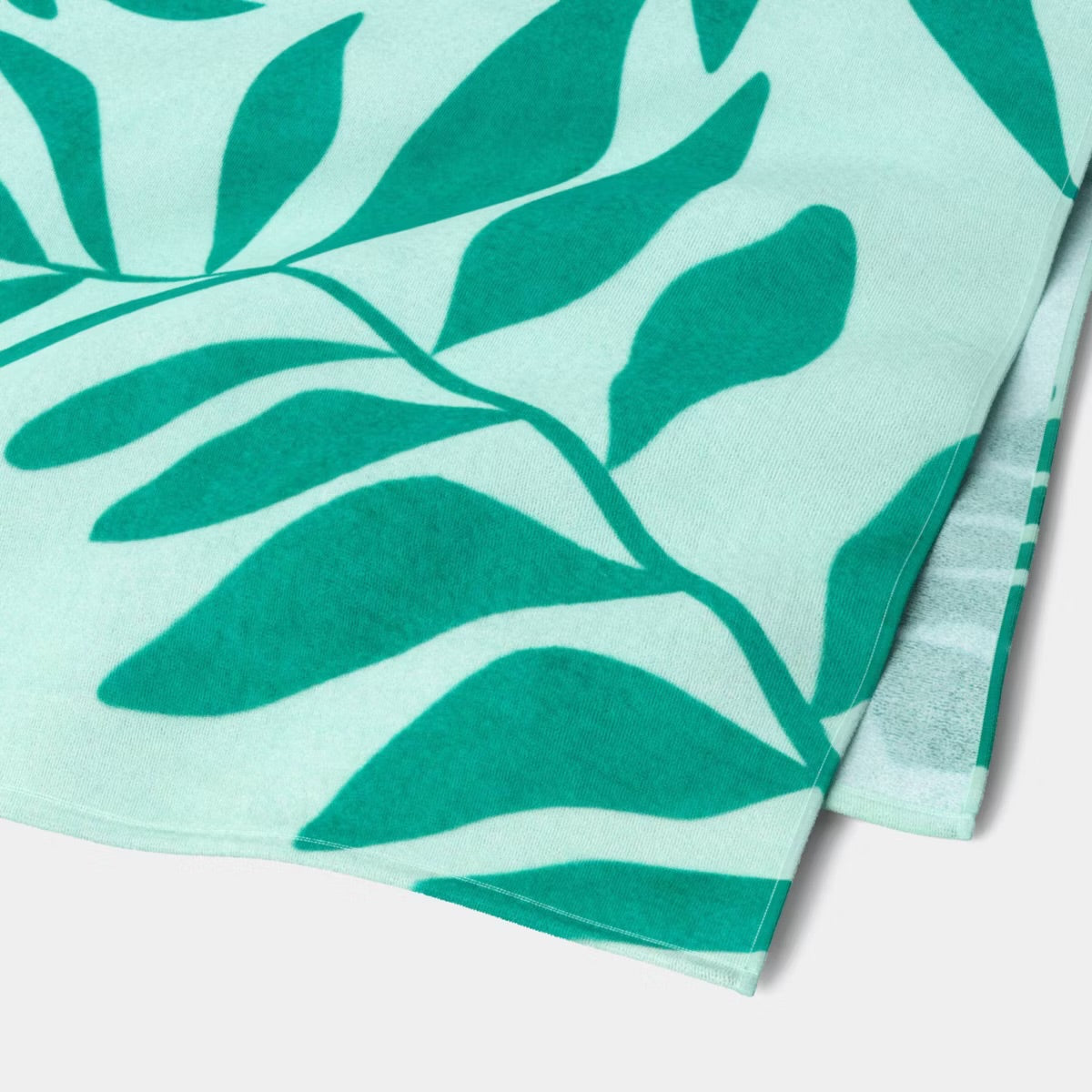 30"x60" Palm Leaf Beach Towel Teal - Sun Squad
