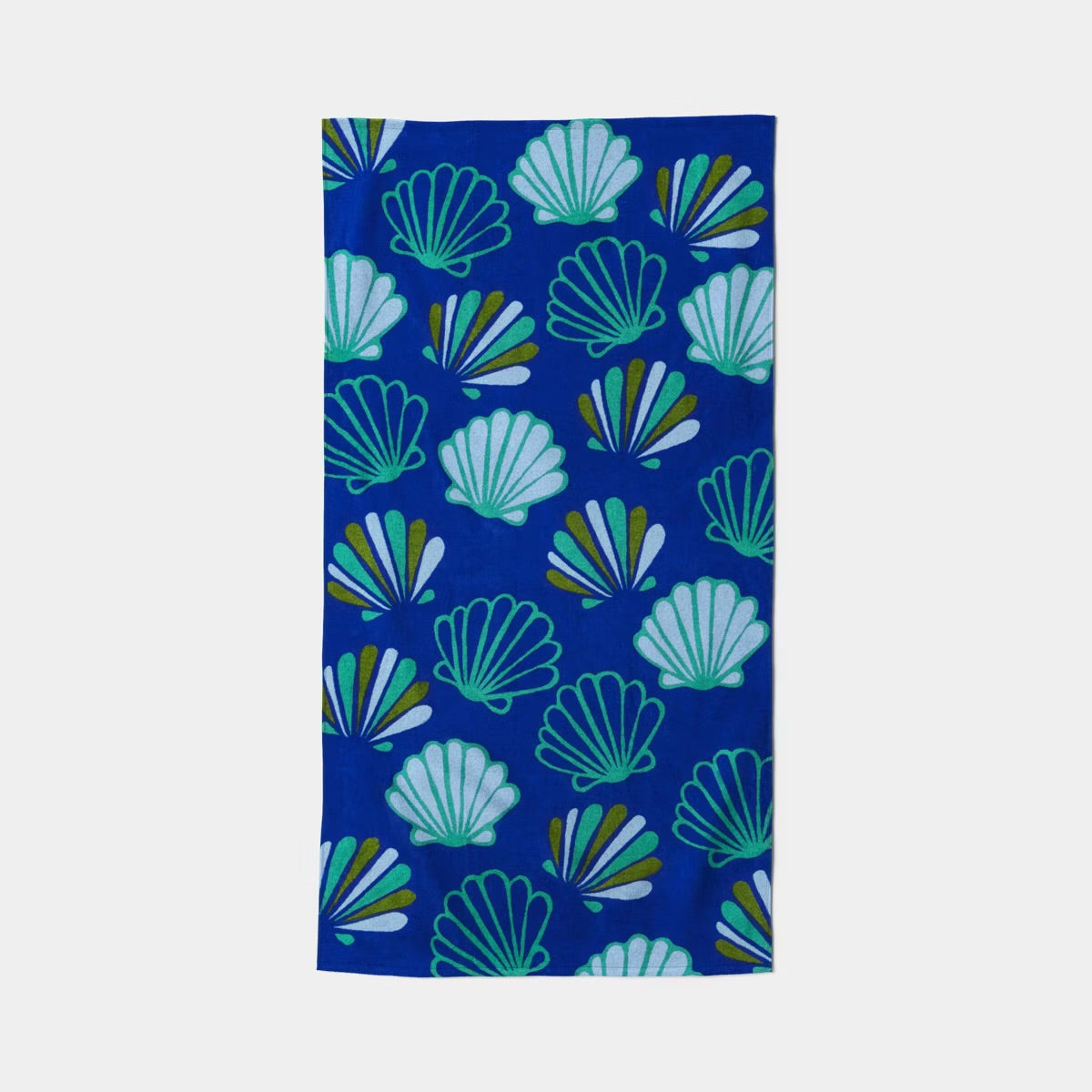 30"x60" Shells Beach Towel Blue - Sun Squad