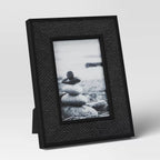 4"x6" Caning Table Frame Black - Threshold
