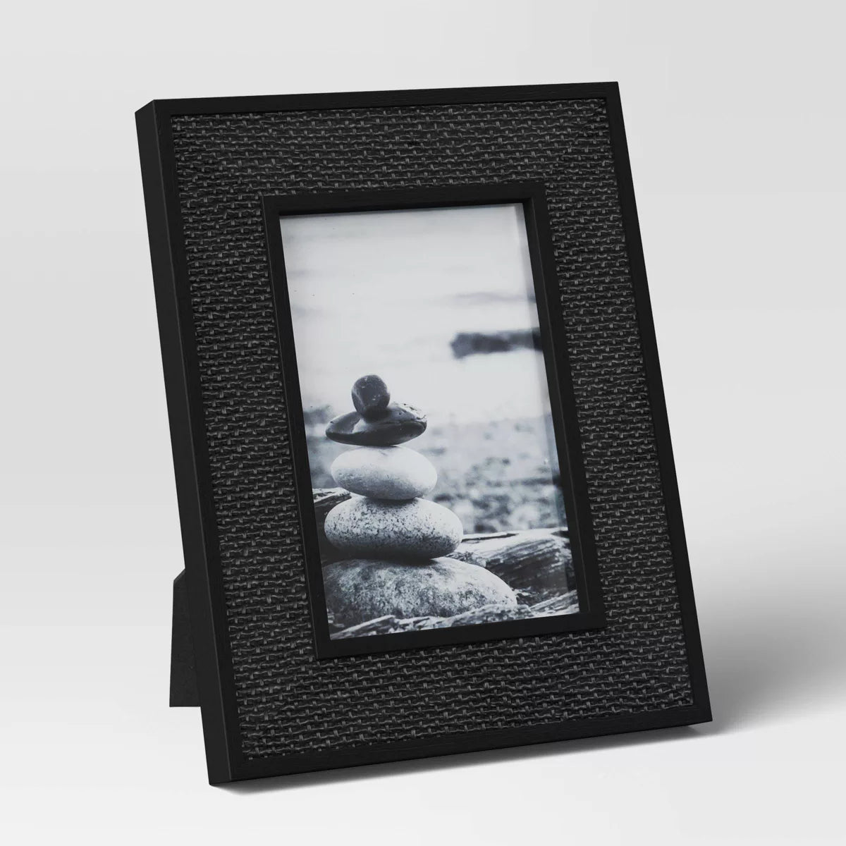 4"x6" Caning Table Frame Black - Threshold
